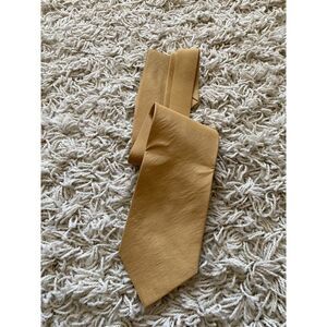 Men’s Silk Tie Yellow Gold Classic Kai Long